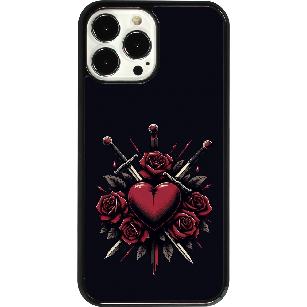 Coque iPhone 13 Pro Max - Valentine 2024 gothic love