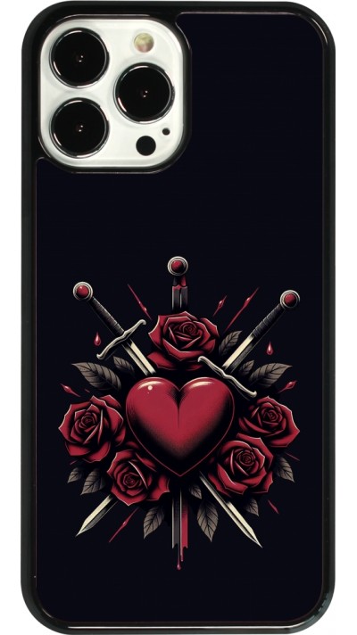 iPhone 13 Pro Max Case Hülle - Valentine 2024 gothic love
