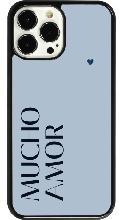 iPhone 13 Pro Max Case Hülle - Valentine 2024 mucho amor azul