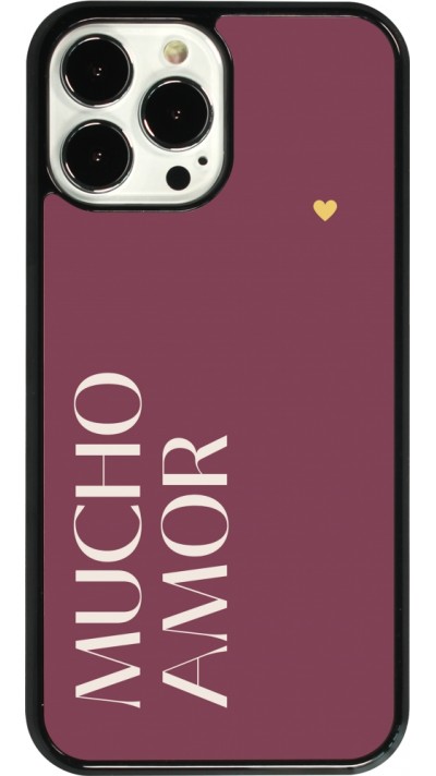 Coque iPhone 13 Pro Max - Valentine 2024 mucho amor rosado