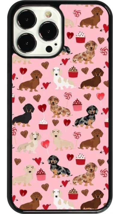 iPhone 13 Pro Max Case Hülle - Valentine 2024 puppy love