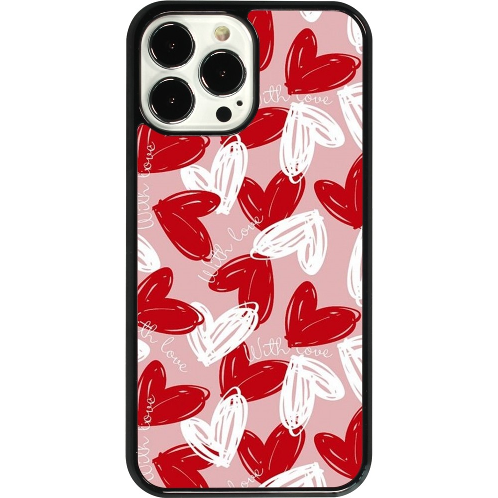 iPhone 13 Pro Max Case Hülle - Valentine 2024 with love heart