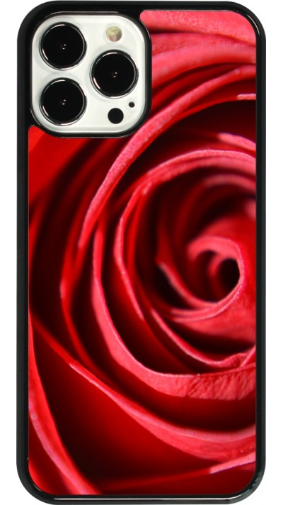 Coque iPhone 13 Pro Max - Valentine 2023 close up rose