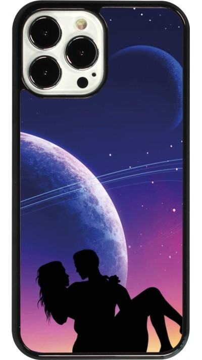 Coque iPhone 13 Pro Max - Valentine 2023 couple love to the moon