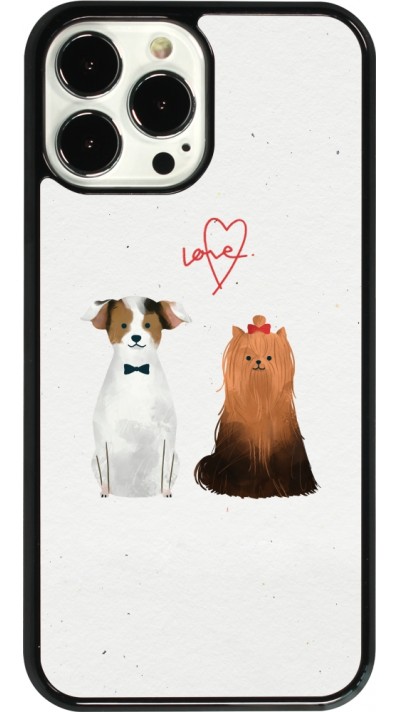 Coque iPhone 13 Pro Max - Valentine 2023 love dogs