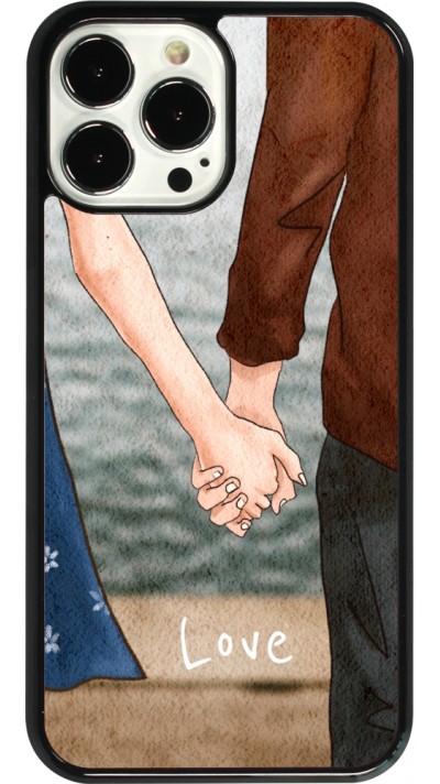 Coque iPhone 13 Pro Max - Valentine 2023 lovers holding hands