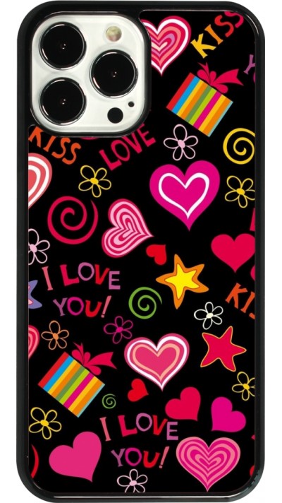 Coque iPhone 13 Pro Max - Valentine 2023 love symbols