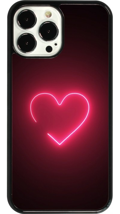 Coque iPhone 13 Pro Max - Valentine 2023 single neon heart