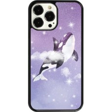 Coque iPhone 13 Pro Max - Whale in sparking stars