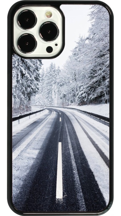 Coque iPhone 13 Pro Max - Winter 22 Snowy Road