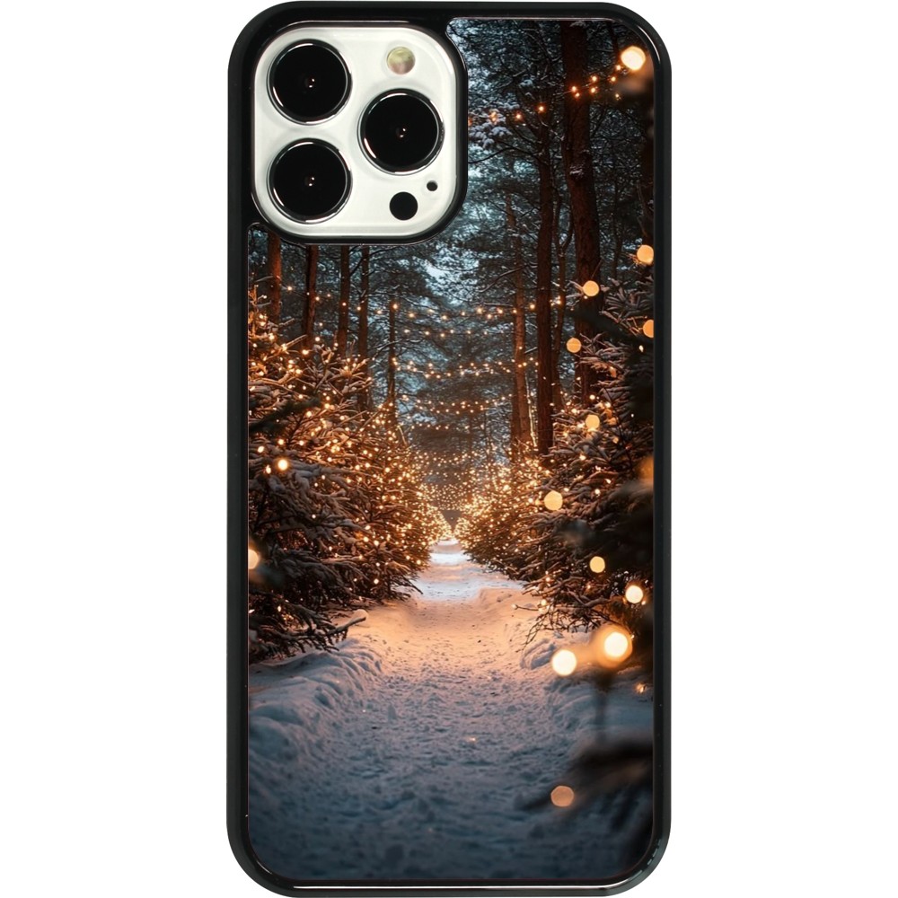 iPhone 13 Pro Max Case Hülle - Winter 25 Winter snowy road