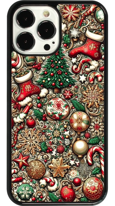 iPhone 13 Pro Max Case Hülle - Weihnachten 2023 Mikromuster