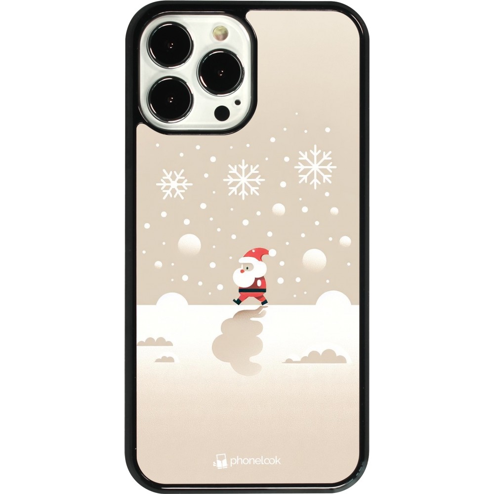 iPhone 13 Pro Max Case Hülle - Weihnachten 2023 Minimalistischer Weihnachtsmann