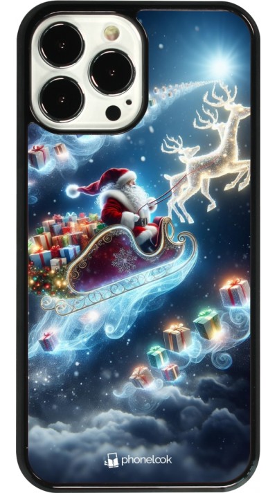Coque iPhone 13 Pro Max - Noël 2023 Père Noël enchanté