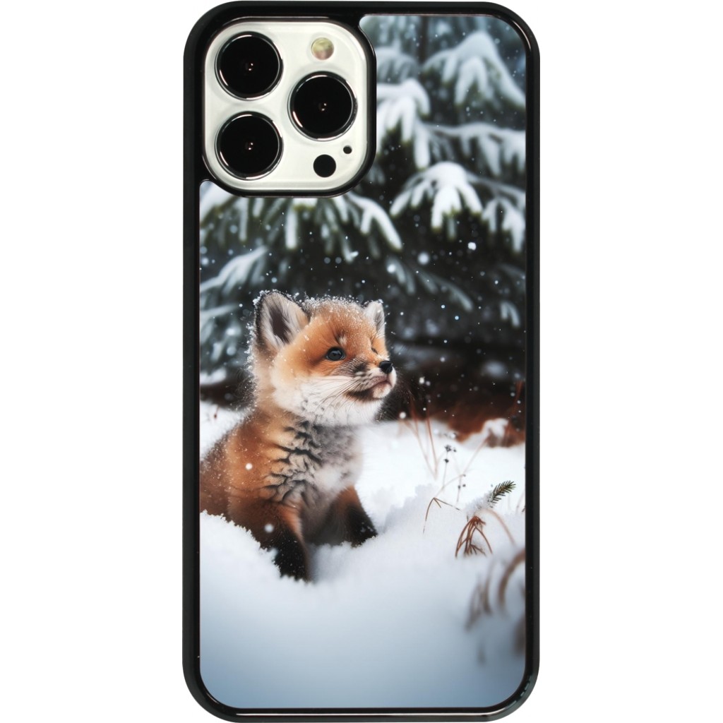 Coque Pour Iphone 13/14/15 Pro Silicone Labubu - marron