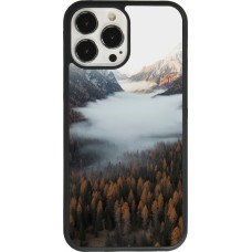 iPhone 13 Pro Max Case Hülle - Silikon schwarz Autumn 22 forest lanscape