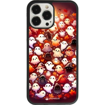 iPhone 13 Pro Max Case Hülle - Silikon schwarz Gespenster Herbst niedlich