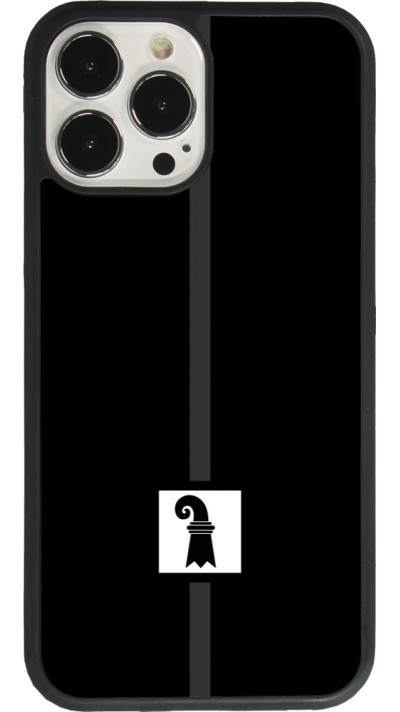 iPhone 13 Pro Max Case Hülle - Silikon schwarz Kanton BS schwarz