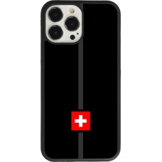 iPhone 13 Pro Max Case Hülle - Silikon schwarz Kanton CH schwarz