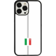 iPhone 13 Pro Max Case Hülle - Silikon schwarz Kanton NE weiss