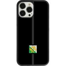 Coque iPhone 13 Pro Max - Silicone rigide noir Canton TG noir