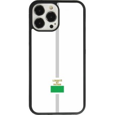 iPhone 13 Pro Max Case Hülle - Silikon schwarz Kanton VD weiss