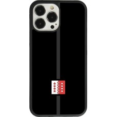 iPhone 13 Pro Max Case Hülle - Silikon schwarz Kanton VS schwarz