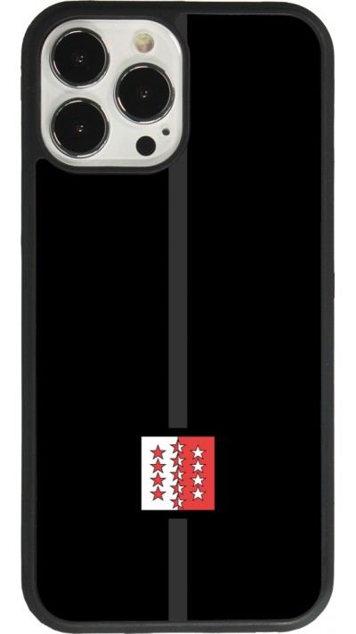 iPhone 13 Pro Max Case Hülle - Silikon schwarz Kanton VS schwarz