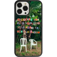Coque iPhone 13 Pro Max - Silicone rigide noir Chairs DTMF