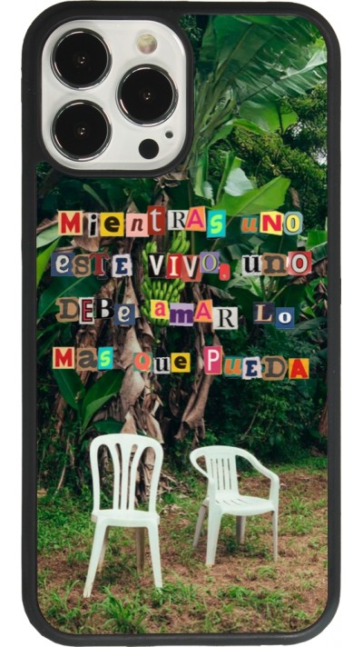 Coque iPhone 13 Pro Max - Silicone rigide noir Chairs DTMF