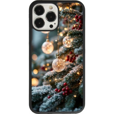 Coque iPhone 13 Pro Max - Silicone rigide noir Christmas 25 Xmas Decorated Tree