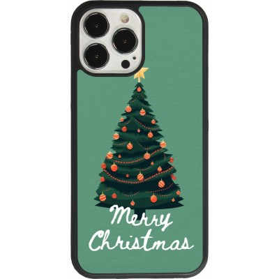 Coque iPhone 13 Pro Max - Silicone rigide noir Christmas 25 Xmas Tree
