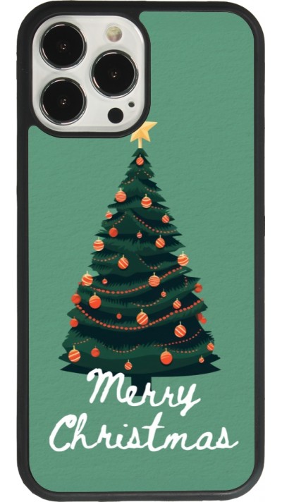 Coque iPhone 13 Pro Max - Silicone rigide noir Christmas 25 Xmas Tree