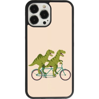 iPhone 13 Pro Max Case Hülle - Silikon schwarz Dinosaurs on bikes 2026