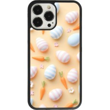 Coque iPhone 13 Pro Max - Silicone rigide noir Easter 2026 Pattern Easter