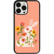 Coque iPhone 13 Pro Max - Silicone rigide noir Easter 2026 Rabbit collage