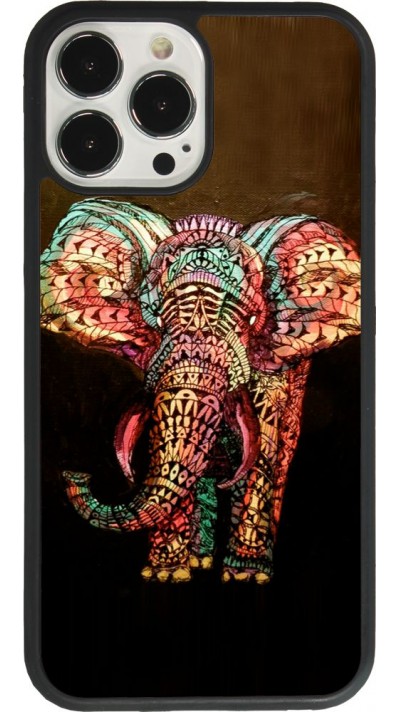 Coque iPhone 13 Pro Max - Silicone rigide noir Elephant 02