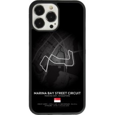 Coque iPhone 13 Pro Max - Silicone rigide noir F1 Track 2025 Singapore