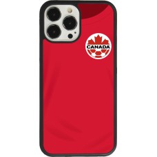 iPhone 13 Pro Max Case Hülle - Silikon schwarz Kanada 2022 personalisierbares Fussballtrikot