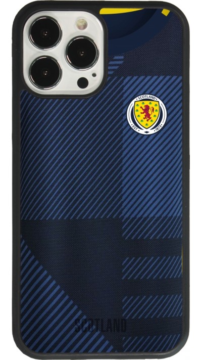 iPhone 13 Pro Max Case Hülle - Silikon schwarz Schottland personalisierbares Fussballtrikot