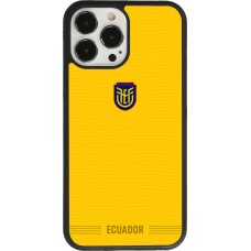iPhone 13 Pro Max Case Hülle - Silikon schwarz Ecuador 2026 personalisierbares Fussballtrikot