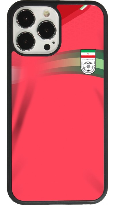 iPhone 13 Pro Max Case Hülle - Silikon schwarz Iran 2022 personalisierbares Fussballtrikot
