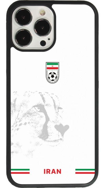 iPhone 13 Pro Max Case Hülle - Silikon schwarz Iran 2026 personalisierbares Fussballtrikot