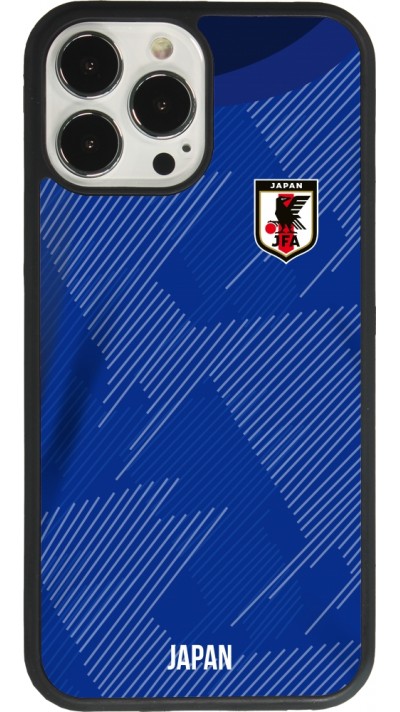iPhone 13 Pro Max Case Hülle - Silikon schwarz Japan 2022 personalisierbares Fussballtrikot