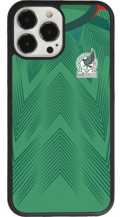 iPhone 13 Pro Max Case Hülle - Silikon schwarz Mexiko 2022 personalisierbares Fussballtrikot