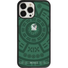Coque iPhone 13 Pro Max - Silicone rigide noir Maillot de football Mexique 2026 personnalisable