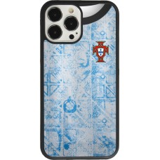 iPhone 13 Pro Max Case Hülle - Silikon schwarz Portugal Away personalisierbares Fussballtrikot