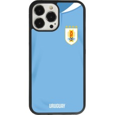 iPhone 13 Pro Max Case Hülle - Silikon schwarz Uruguay 2022 personalisierbares Fussballtrikot