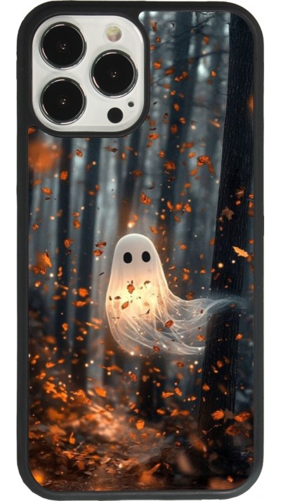 Coque iPhone 13 Pro Max - Silicone rigide noir Halloween 2025 Ghost in the forest