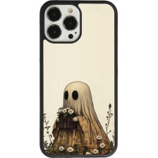 Coque iPhone 13 Pro Max - Silicone rigide noir Halloween 2025 Ghost gardener